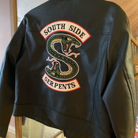 ‼️SOLD‼️Riverdale Southside Serpents biker jacket - Picture 4 of 8
